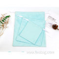 Custom Logo Mini Simple Cute Design Reusable Durable Eco-friendly Breathable Drawstring Bag RPET Shopping Bag